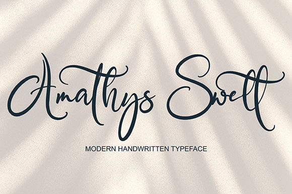 Amathys: A Delicate Script for Creative Branding