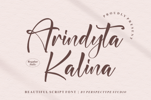 Arindyta Kalina: A Script Font for Polished Branding