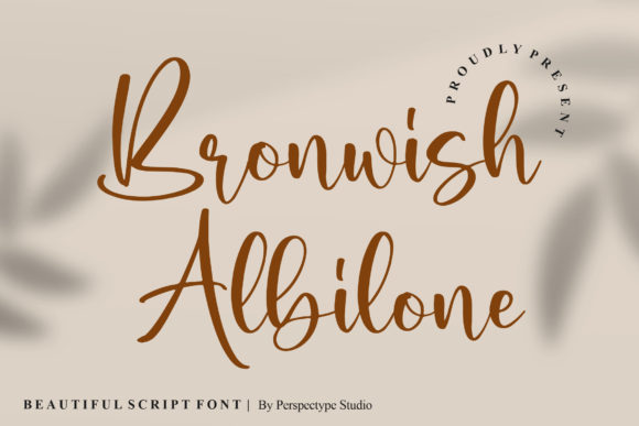 Bronwish Albilone: A Script Font for Elegant Design