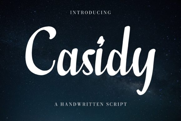 Casidy: A Script Font for Professional Branding