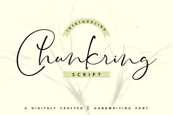 Chunkring: A Script Font for Creative Campaigns