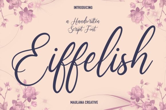 Eiffelish: A Stylish Script Font