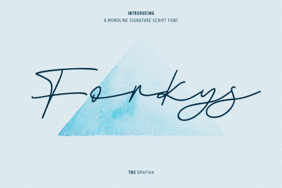 Forkys: A Fun Script Font for Web Design