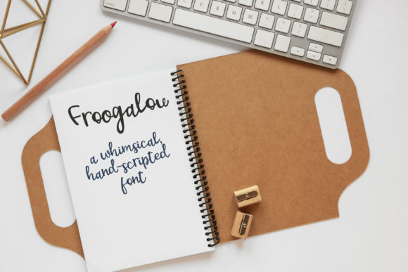 Froogalou: A Script Font for Creative Projects