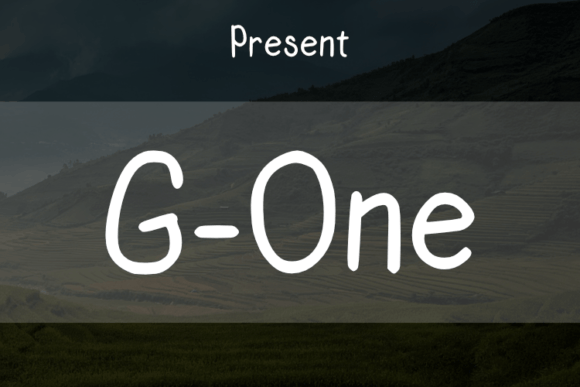 G One: A Stylish Script Font