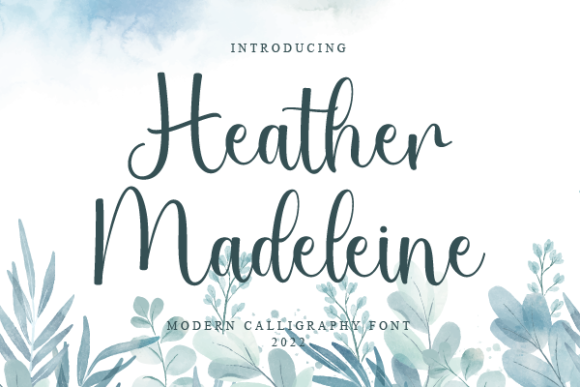 Heather Madeleine: A Dazzling Script Font