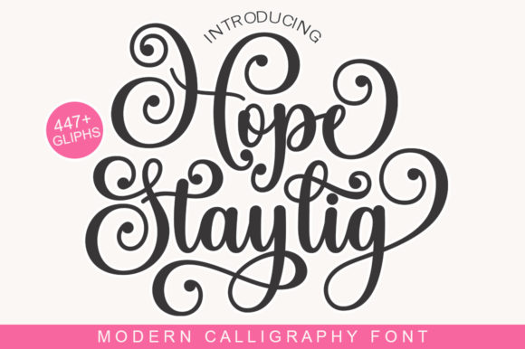 Hope Staylig: A Graceful Script Font
