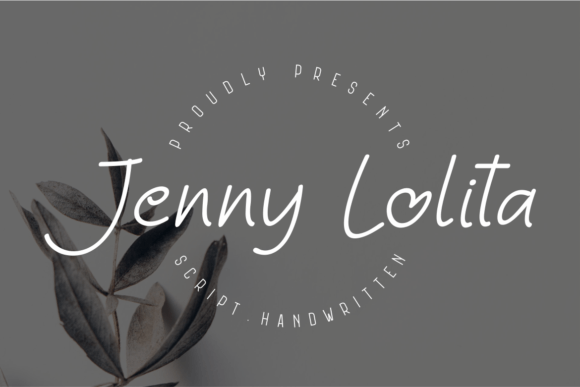 Jenny Lolita: A Script Font for Creative Projects