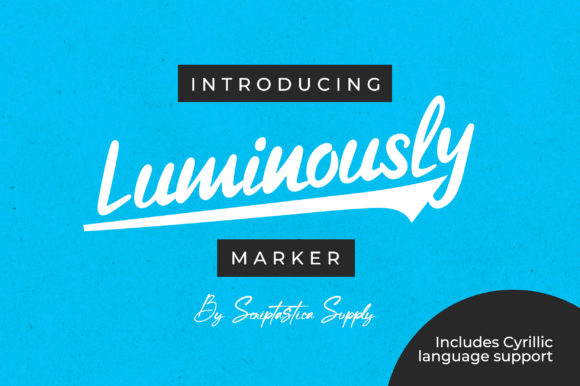 Luminously: A Stylish Script Font