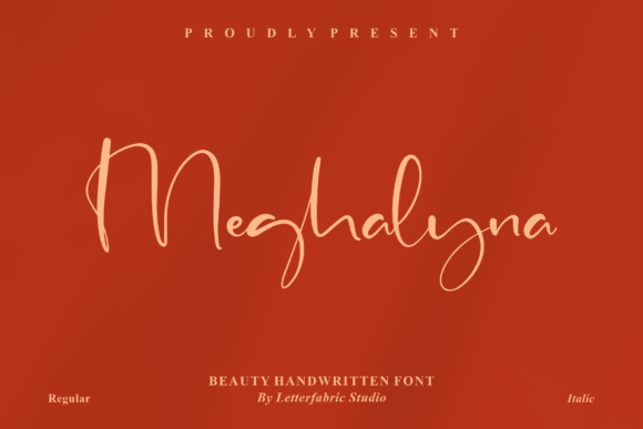 Meghalyna: A Beauty Handwritten Font