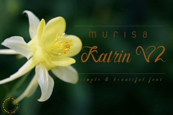 Murisa Katrin: A Script Font for Creative Campaigns