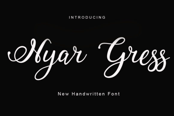 Nyargress: A Stylish Script Font