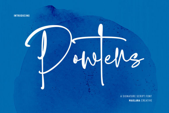 Powters: A Delicate Script for Creative Branding
