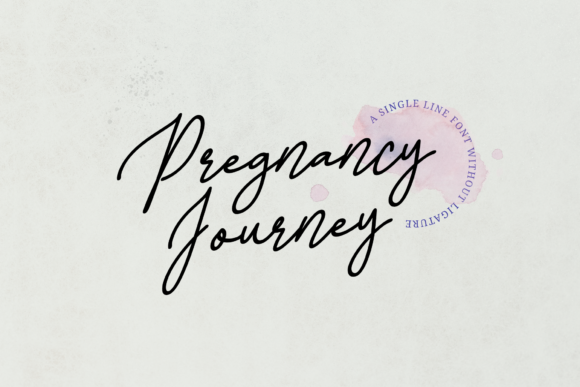 Pregnancy Journey Font Review