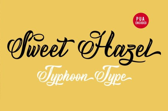 Sweet Hazel: A Delicate Script Font