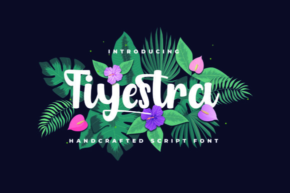 Tiyestra: A Delicate Script for Business Branding