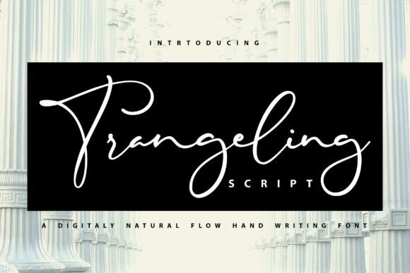 Trangeling: A Script Font for Creative Web Design