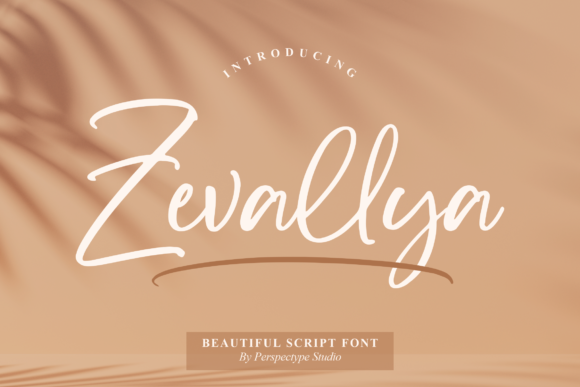 Zevallya: Elegant Script Font for Editorial Design